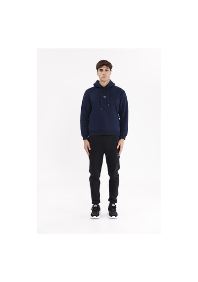 Rowinger Kanguru Cepli Ayarlanabilir Kapüşonlu Sweatshirt Navyblue