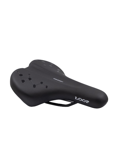 Loop - Zy-9287 - Sele 255x185mm - 445gr Yetişkin Mtb Bisiklet Selesi 24-26-29 Jant Uyumlu Siyah