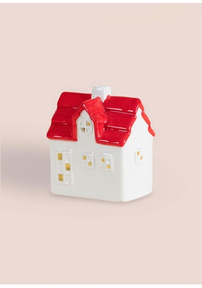 The Mia Dekoratif Led Işıklı Yılbaşı Evi 10x7x12 Cm Sus0117