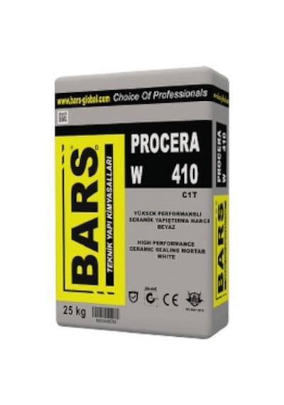 Bars Beyaz Seramik Yapıştırma Harcı 25 Kg.