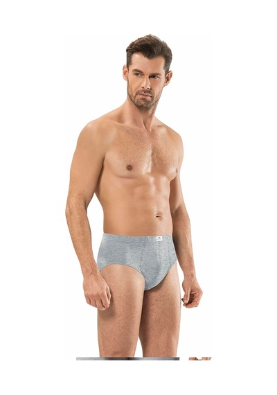 Jiber Erkek Gri Slip 6'lı Külot 129