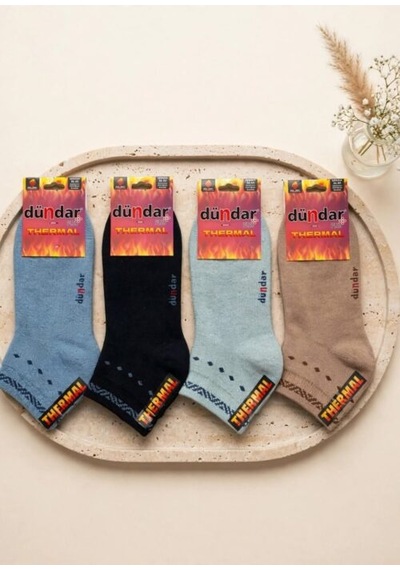 Dündar Çorap Dündar Thermal Plus Unisex Patik Çorap 5955 - Lacivert