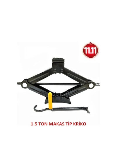 1.5 Ton Makas Kriko Kollu Araç Kaldırma