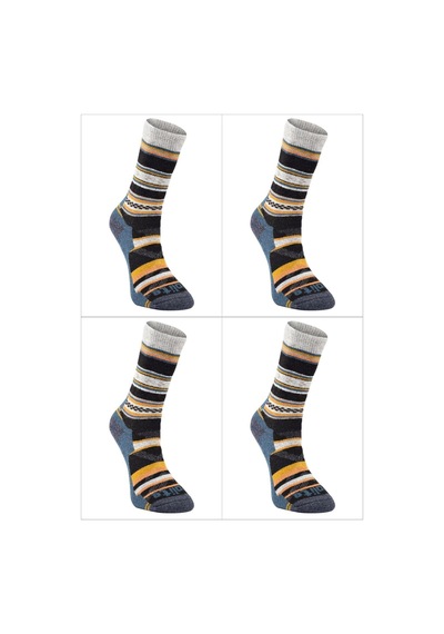 Sportlife Nord Merino Winter Çorap-turuncu 4'lü Set Turuncu