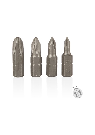 1/4" Yıldız Bits 0-1-2-3 No Bits Uç Set
