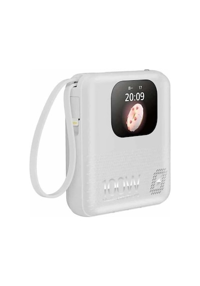 Akıllı Powerbank 10.000 Mah 4 Çıkışlı Taşınabilir Dijital Göstergeli Siyah