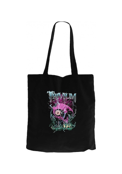 Trivium Design Siyah Kanvas Bez Çanta Siyah