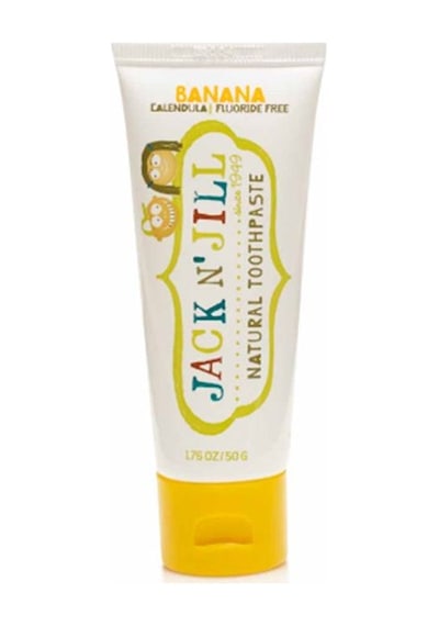 Jack and Jill Natural Toothpaste Banana 50 G Jack and Jill Natural Toothpaste Banana 50 G