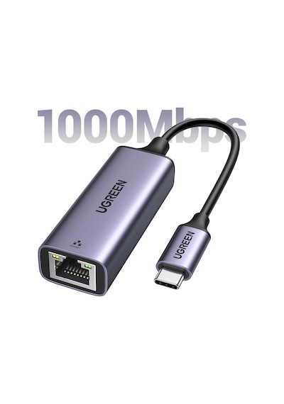 Ugreen Usb Type-c To Ethernet Rj45 Dnüştürücü Adaptör, 50737