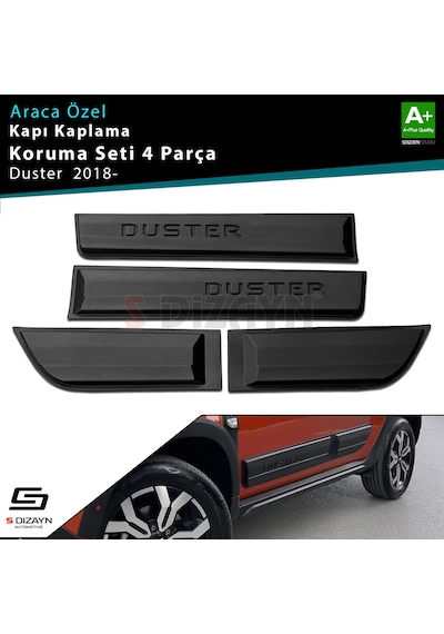 S-dizayn Dacia Duster 2 Kapı Koruma Seti 4 Prç 2018-2023 A+ Kalite