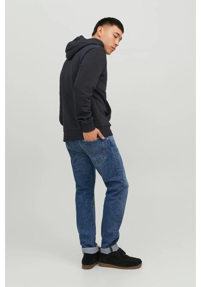 Jack & Jones 12152840 Logo Hoodie Erkek Sweatshirt 12152840-R17087 Siyah