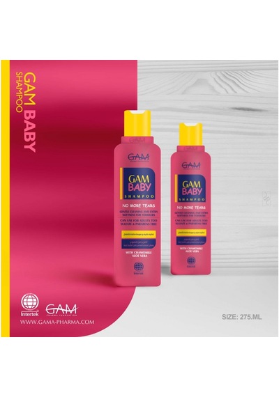 Gam Baby Bebek Şampuanı , Göz Yakmayan Aloe Veralı Bebek Şampuanı, Hoş Bir Koku Bırakır 275 ML