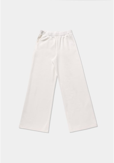 Colin's Colins Regular Fit Orta Bel Düz Kadın Beyaz Eşofman Altı Cl1082149 Q1.v2 Ofw