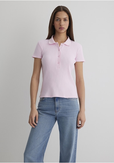 Mavi - Pembe Polo Tişört 1613120-71008 Pembe