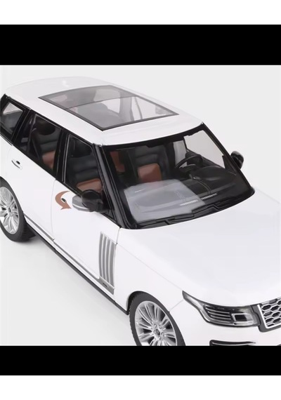 Hmb 1:18 Ölçek Range Rover 50th Annıversary Edıtıon Siyah Minyatür Metal Model Araba