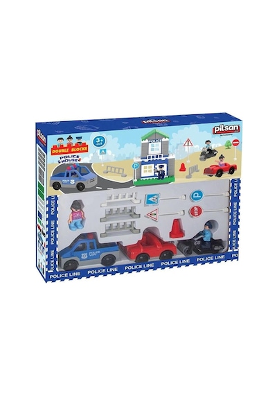 03 613 Pilsan Double Bloklar Trafik Kontrol Seti Fabbatoys