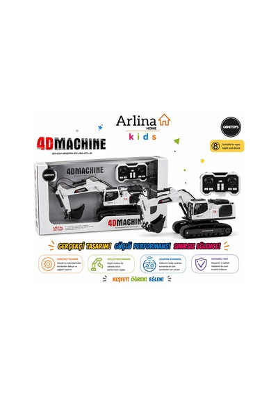 4d-e3 Metal Değişebilen 3 Başlıklı Duman Atan İş Makinası Beyaz