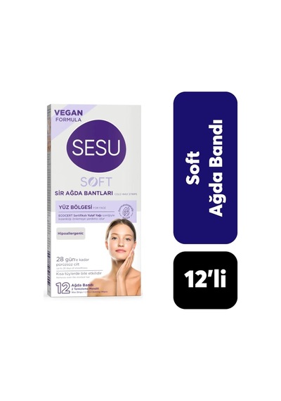 Sesu Soft Sir Ağda Bandı 12'li
