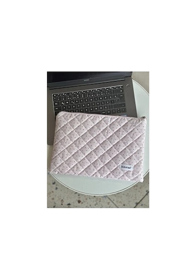 Batekso Çıtır Kiraz Desenli Laptop - Tablet Çantası 13-14 Inç Laptop Çantası