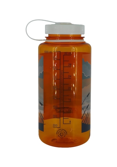 Nalgene Sustain 32 Oz Geniş Ağızlı Su Şişesi - Manzara Gün Batımı Çok Renkli