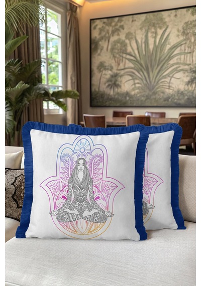 Mandala Meditasyon Saçaklı Yastık Kılıfı - Huzur Dinginlik Bohem Mavi Püsküllü Kırlent Kılıfı Yosunlu Gül Kurusu Mandala Meditasyon Saçaklı Yastık Kılıfı - Huzur Dinginlik Bohem Mavi Püsküllü Kırlent Kılıfı Yosunlu Gül Kurusu