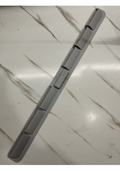 A4 Sürgülü Güneş Tavan Tutucu Plastiği 10671d Demonte 2 Parça 3d Üretim -