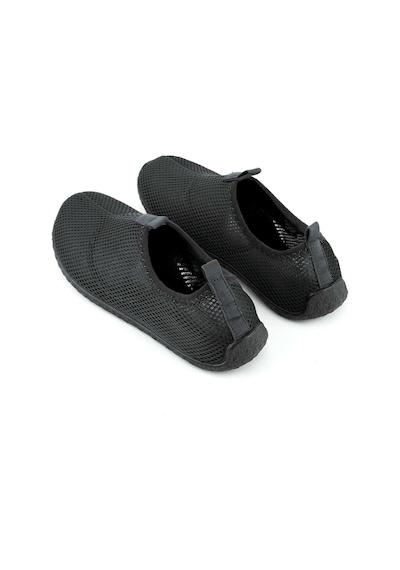 Gezer Yazlık Unisex Pvc Taban Plaj Deniz Havuz Ayakkabı Siyah