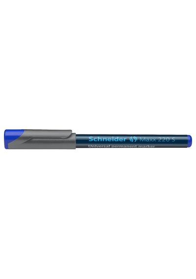Schneider Alıcının Universalmarker Kalıcı Maxx 220 S 0,4 Mm Mavi Genel