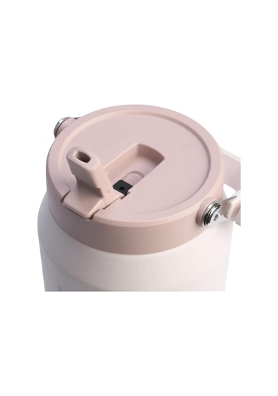 Ice Flow Flip Straw Jug Termos, 1.90 L, Gül Kuvarsı Çok Renkli