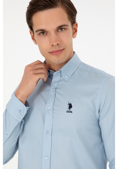 U.s. Polo Assn. Erkek Açık Mavi Gömlek Desenli 50292313-vr003 Açık Mavi U.s. Polo Assn. Erkek Açık Mavi Gömlek Desenli 50292313-vr003 Açık Mavi