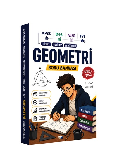 2026 Kpss-ags-dgs-ales-tyt Anamorfik Geometri Soru Bankası Çözümlü Güncel Baskı