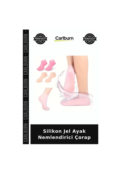 Özel Üretim Güzellik Gece Bakımı Pratik Silikon Jel Ayak Nemlendirici Çorap