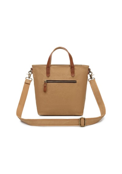 Kanvas Kumaş Kadın Çantası Elden Tutmalı Smart Bags 1328 Camel