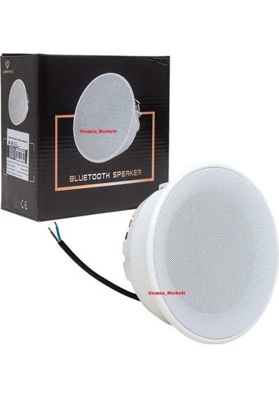Bluetooth Alçıpan Tavan Hoparlör 12 Cm-220 Volt İle Direk Çalışır