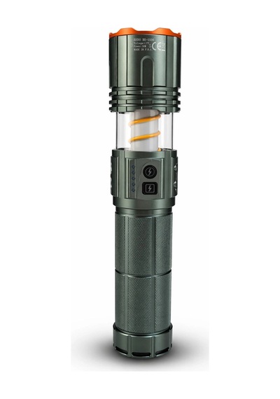 Bd-5503 30w Tg Led Alüminyum Alaşımlı Zoomlu Type-c Şarjlı El Feneri