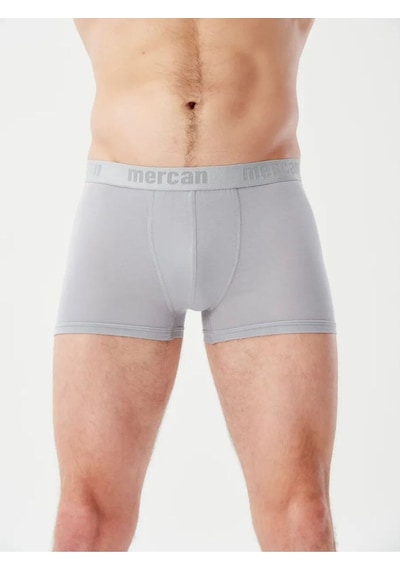 Mercan 3'lü Gri Modal Boxer