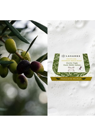 Zeytin Yağlı Ve Eşek Sütlü Sabun Doğal Ve Bitkisel Içerikli 100 Gr