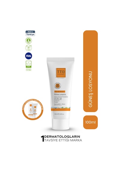 Tto Clinic Güneş Losyonu Spf50 100Ml