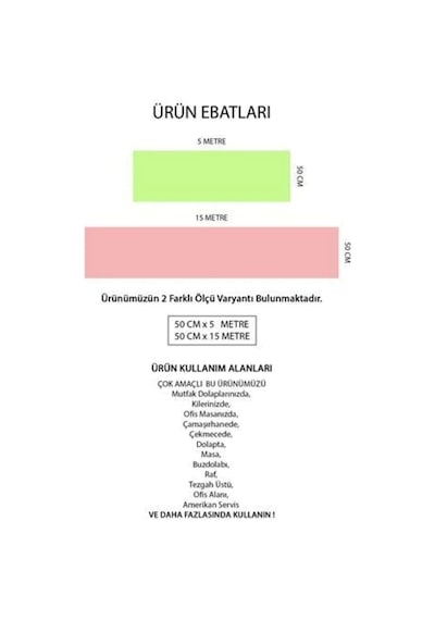 Kaymaz Dolap İçi Çekmece Raf Vitrin Örtüsü 01-dmnmermer