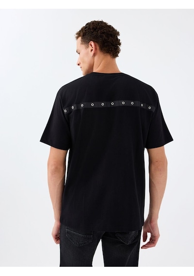 LOFT Loose Fit Erkek Tshirt K.kol Lf2041467 Q1.v1 Siyah
