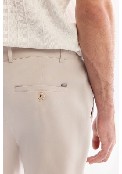 Avva Erkek Bej Yanı Lastikli Soft Touch Relaxed Fit Chino Pantolon A61y3217