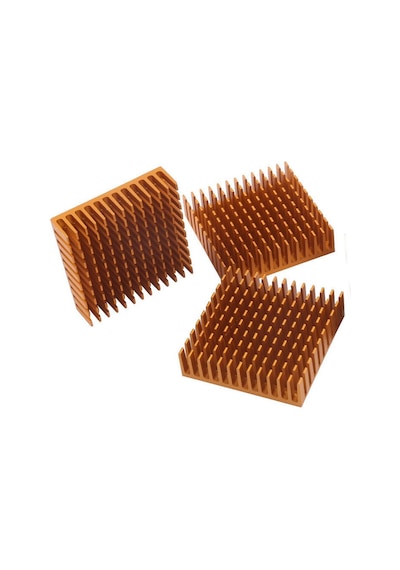 Wozlo Chipset Cpu Gpu Vga Ram Led Aliminyum Pasif Soğutucu Bakır 35 x 35 x 10 MM