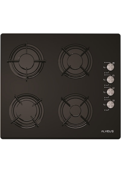 Alveus Emirgan ALV MFA 614 - ALV GLS 640 Siyah Ankastre Set