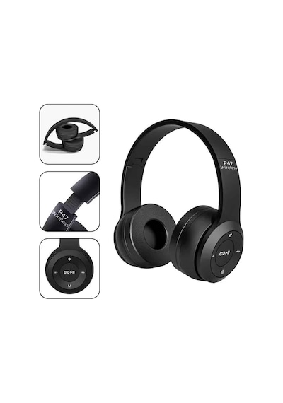 Kulak Üstü Bluetooth Kulaklık Yüksek Ses Kaliteli Ayarlanabilir