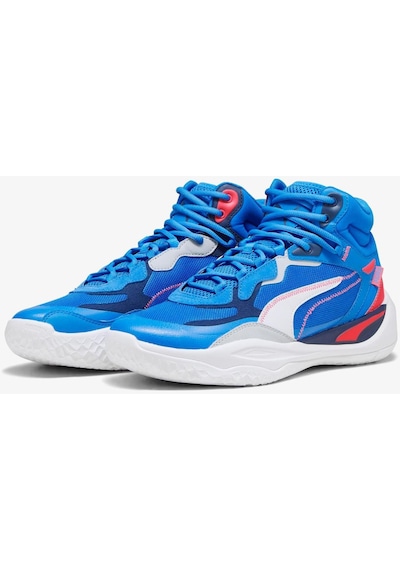 Puma Playmaker Pro Mid Erkek Basketbol Ayakkabı 37790208-saks Saks