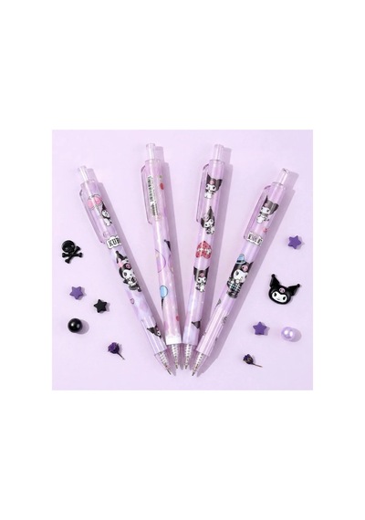 Sanrio 4'lü Set Jel Kalem Seti Mor