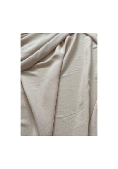 En150 X100 Bej Krep Kumaş Elbise, Etek, Ferace, Tunik, Pardösü, Pantolon, Yelek, Takım, Ceket