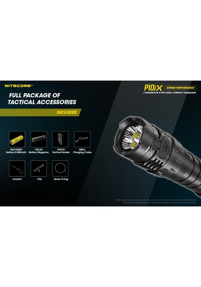 Nitecore P10ix 4000 Lümen El Feneri Siyah