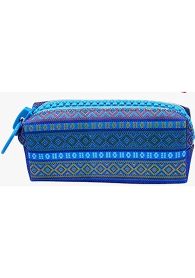 Unicus Big Zip Etnik Desen Kalemkutu Uncs-976-mavi Çok Renkli