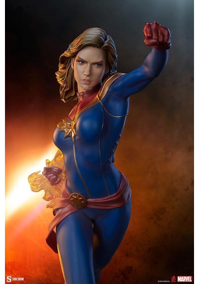 Sideshow Collectibles Captain Marvel Avengers Assemble Statue - 2